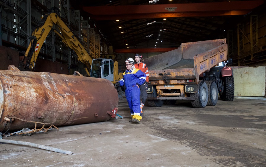 Green Yard tar imot tonnevis av lokalt skrapjern